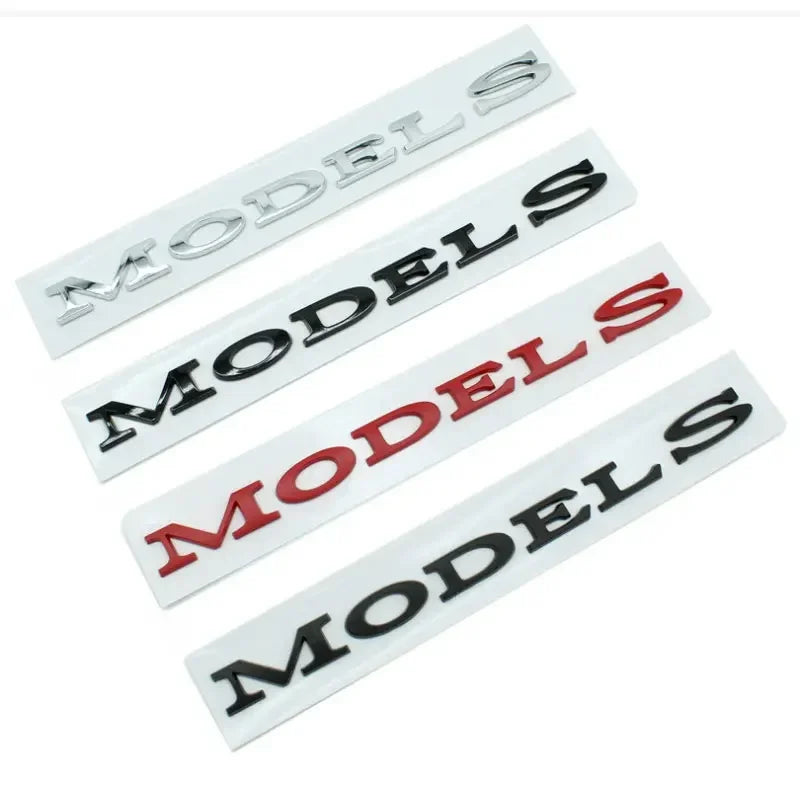 Tesla Model Badges